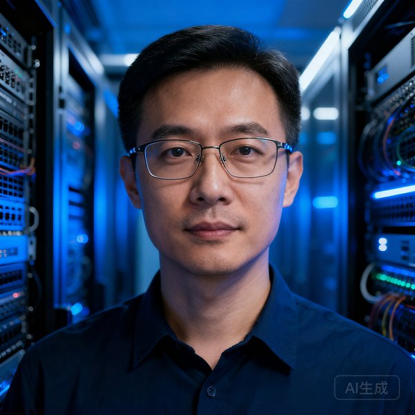 好体育首席技术架构师陈志远的头像，戴着眼镜的男性技术专家，背景为服务器机房蓝光环境